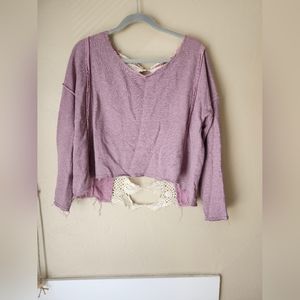 Free People cropped Sweater
